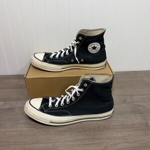 Converse Black and White High-Top Sneakers
